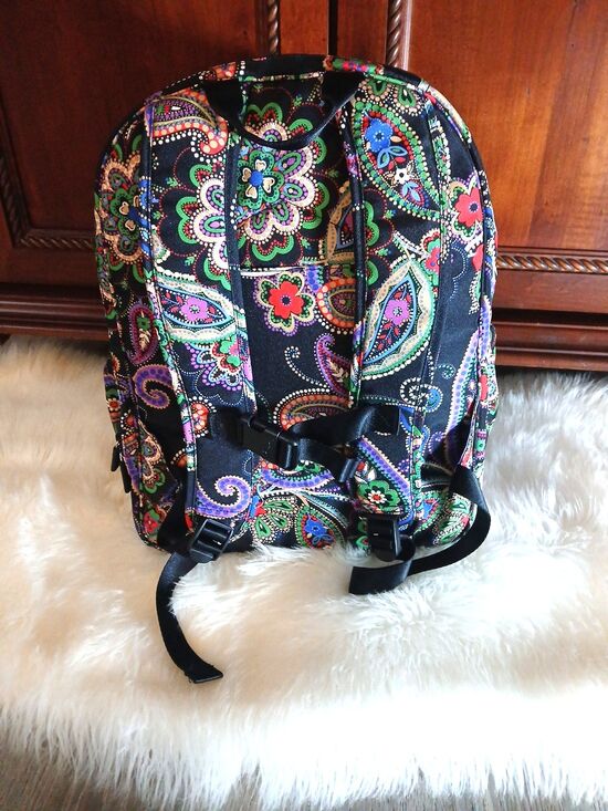 VERA BRADLEY KIEV PAISLEY (Retired) Large Lots of Pocket/Dividers Black Paisley main image 8